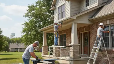 Kansas City, MO vinyl siding installation for a home exterior by a professional siding contractor