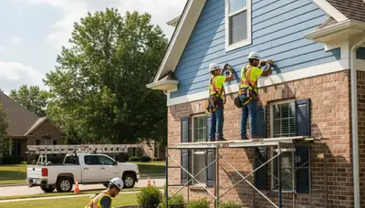 Kansas City, MO vinyl siding installation for a home exterior by a professional siding contractor