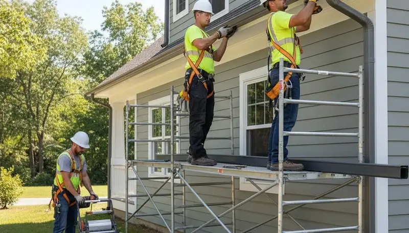 Kansas City, MO gutter installation for home drainage and stormwater protection