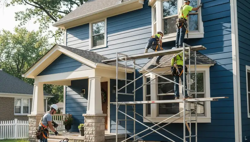 Vinyl siding installation in Kansas City, MO for a home exterior upgrade