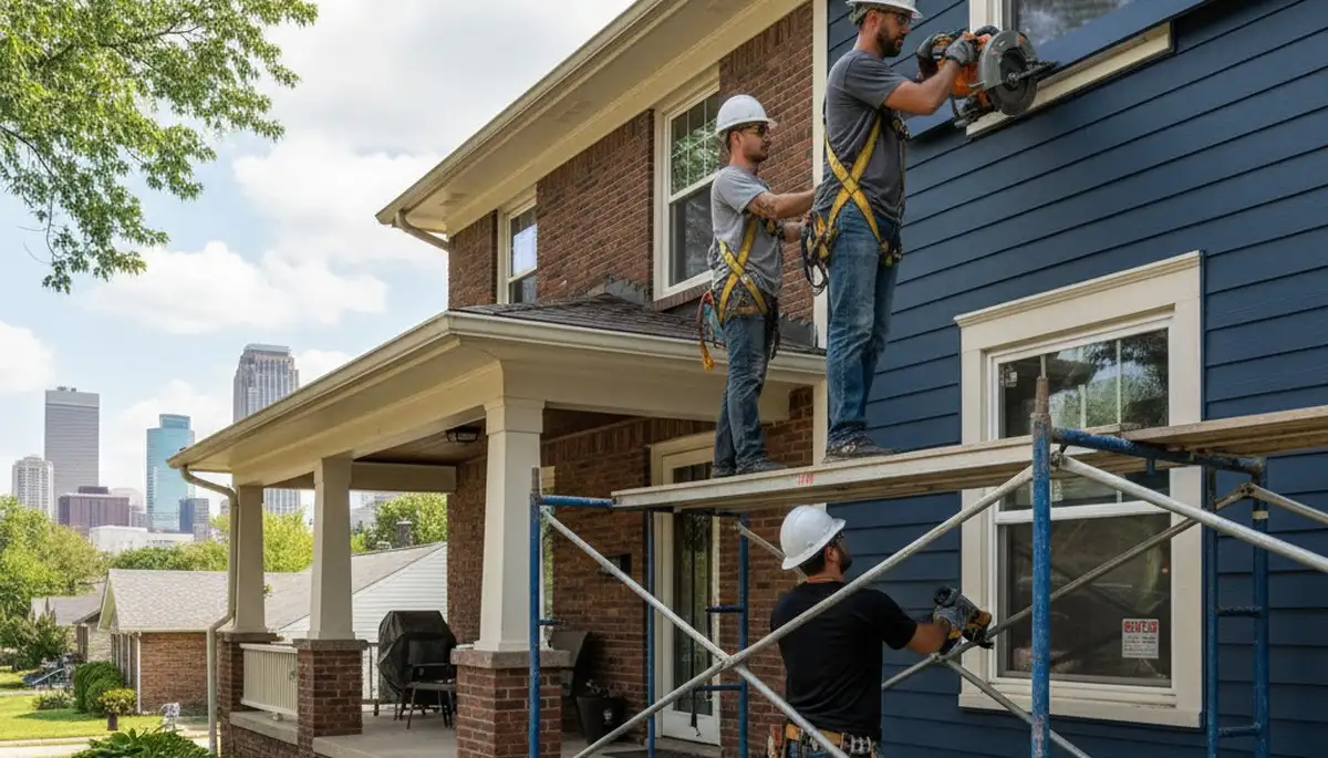 Kansas City, MO siding installation for a home exterior by Vinyl Siding Kansas City