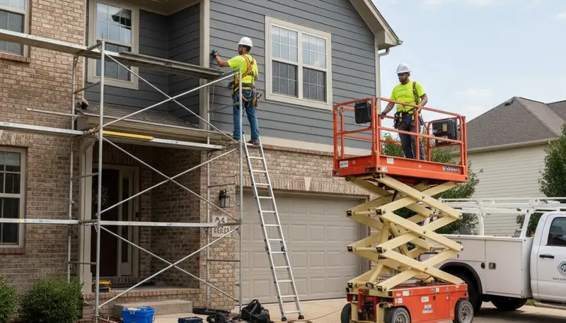 Vinyl siding installation service in Kansas City, MO for a residential home exterior