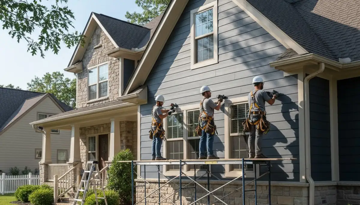 Kansas City, MO siding installation by Vinyl Siding Kansas City for residential exterior protection