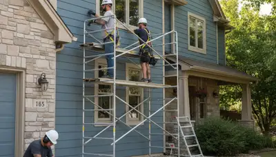 Kansas City, MO vinyl siding installation by a professional siding contractor