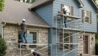 Kansas City, MO siding installation by vinyl siding contractors for a home exterior upgrade