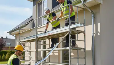 Seamless gutter installation in Kansas City, MO by FX Remodeling & Exteriors