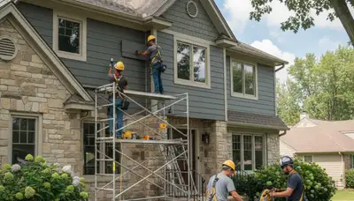 Kansas City, MO vinyl siding installation for residential home exterior upgrade