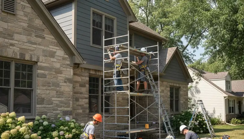 Vinyl siding installation in Kansas City, MO for a local home exterior upgrade