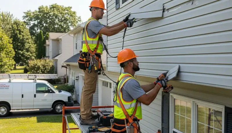 Kansas City, MO vinyl siding repair for cracks, warping, and storm damage by FX Remodeling & Exteriors